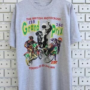1996 Foxhill Grand Prix British Motocross Dirt Bike Event Motorc Shirt